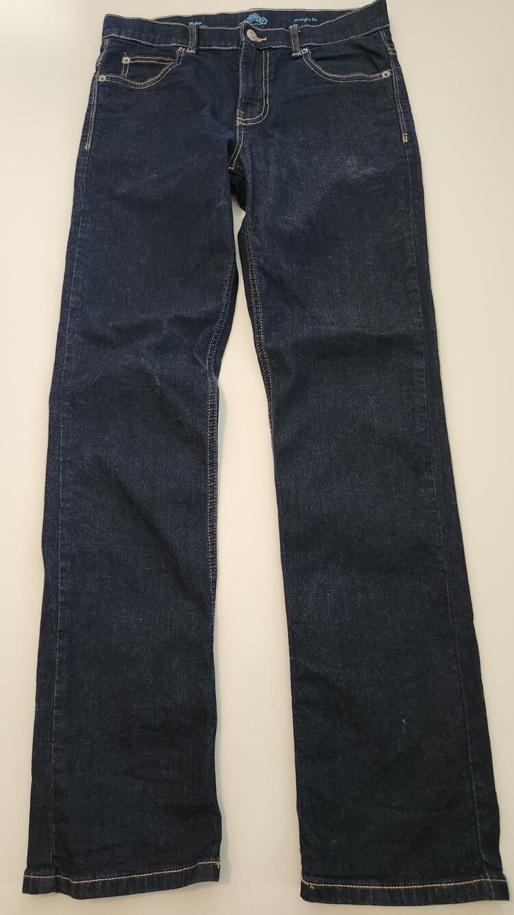 Thereabouts Boys Jeans Sz 18 Slim Straight Fit Adjustable Waist Blue Denim #547